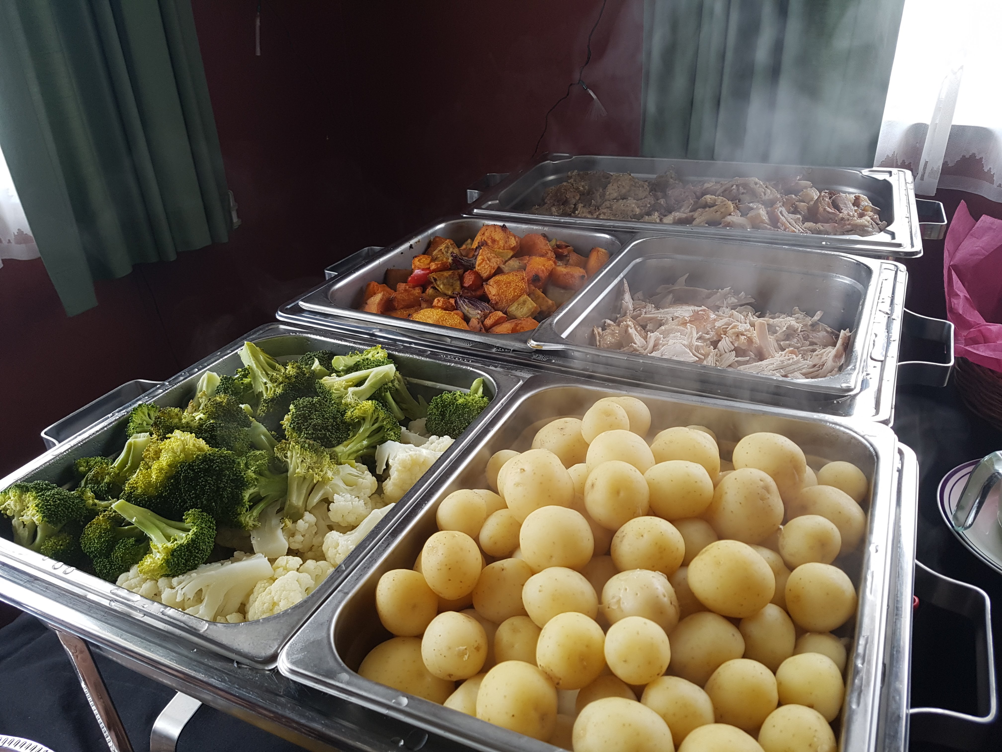 Christmas lunch buffet